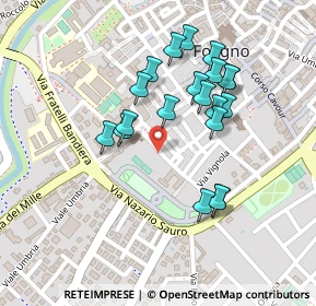 Mappa Via Santa Caterina, 06034 Foligno PG, Italia (0.2135)