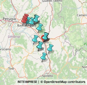 Mappa Via Santa Caterina, 06034 Foligno PG, Italia (10.79938)