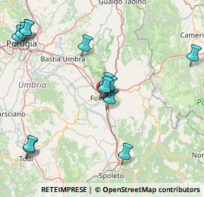 Mappa Via Santa Caterina, 06034 Foligno PG, Italia (18.57857)