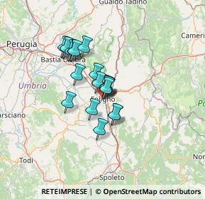 Mappa Via Santa Caterina, 06034 Foligno PG, Italia (9.78263)