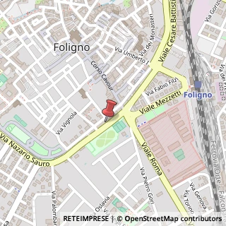Mappa Via Nazario Sauro, 4, 06034 Foligno, Perugia (Umbria)