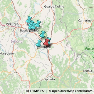 Mappa Via Giosuè Toni, 06034 Foligno PG, Italia (10.04364)