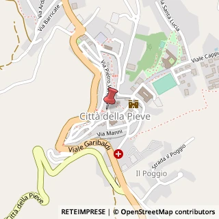Mappa Via Pietro Vannucci, 130, 06062 Città della Pieve, Perugia (Umbria)