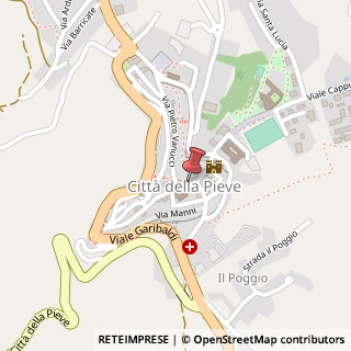 Mappa Piazza Plebiscito, 06062 Città della Pieve PG, Italia, 06062 Città della Pieve, Perugia (Umbria)