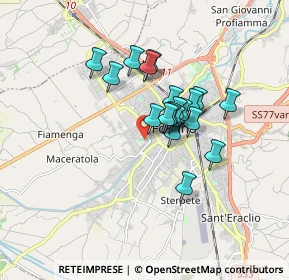 Mappa Via Monte Cucco, 06034 Foligno PG, Italia (1.265)