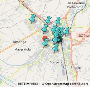 Mappa Via Monte Cucco, 06034 Foligno PG, Italia (1.1855)