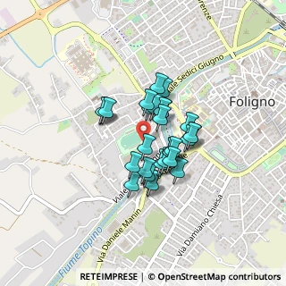 Mappa Via Monte Cucco, 06034 Foligno PG, Italia (0.29655)