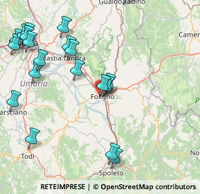 Mappa Via Monte Cucco, 06034 Foligno PG, Italia (21.3425)