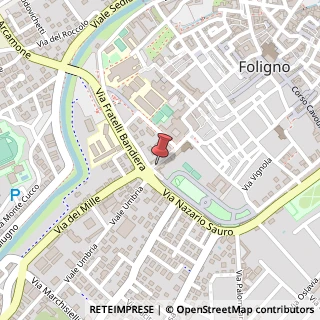 Mappa Via Santa Maria Infraportas, 37, 06034 Foligno, Perugia (Umbria)