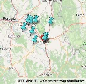 Mappa Supermercato Tigre, 06034 Foligno PG, Italia (10.86917)