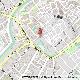 Mappa Via Santa Maria Infraportas, 3, 06034 Foligno, Perugia (Umbria)
