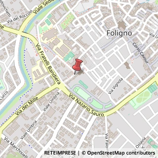 Mappa Via Santa Maria Infraportas, 7, 06034 Foligno, Perugia (Umbria)