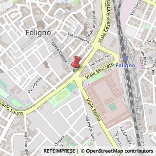 Mappa Corso Camillo Benso Conte di Cavour, 126, 06034 Foligno, Perugia (Umbria)