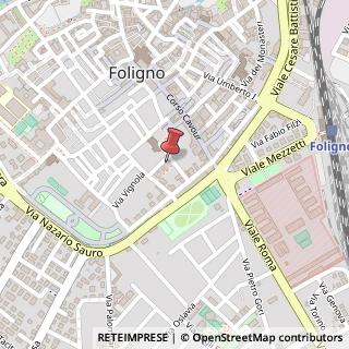 Mappa Via del Campanile, 13, 06034 Foligno, Perugia (Umbria)