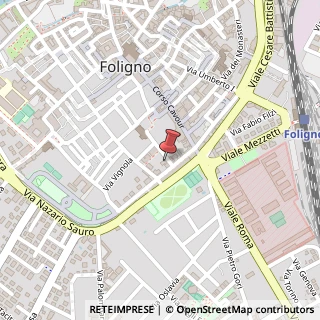 Mappa Via del Campanile, 2, 06034 Foligno, Perugia (Umbria)