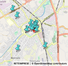 Mappa Viale Luigi Chiavellati, 06034 Foligno PG, Italia (0.58375)