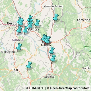 Mappa Via Cortella, 06034 Foligno PG, Italia (15.39647)