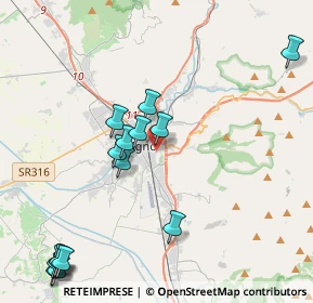Mappa Via Sante Costantini, 06034 Foligno PG, Italia (5.10067)