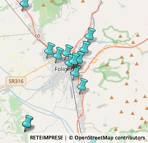 Mappa Via Sante Costantini, 06034 Foligno PG, Italia (3.72357)