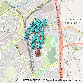 Mappa Via Sante Costantini, 06034 Foligno PG, Italia (0.31481)