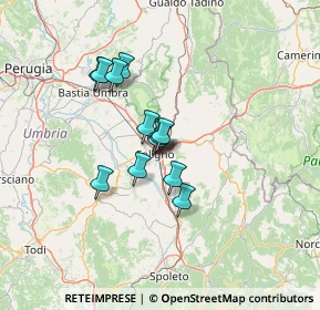 Mappa Via Sante Costantini, 06034 Foligno PG, Italia (9.45846)