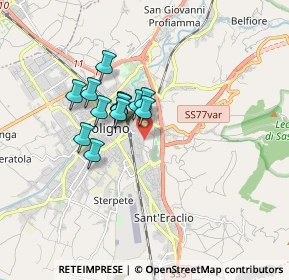 Mappa Via Sante Costantini, 06034 Foligno PG, Italia (1.26538)