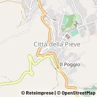 Mapa Città della Pieve