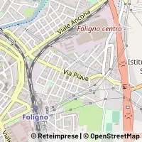 Mapa Foligno