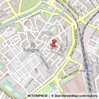 Mappa Via Umberto I, 23, 06034 Foligno, Perugia (Umbria)