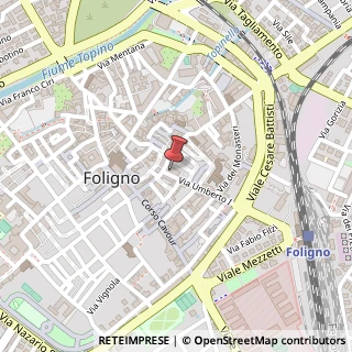 Mappa Via Umberto I, 7, 06034 Foligno, Perugia (Umbria)