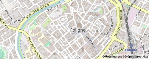 Mappa Foligno