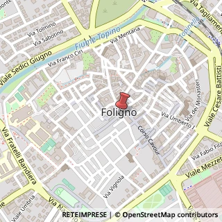 Mappa Piazza della Repubblica, 10, 06034 Foligno, Perugia (Umbria)