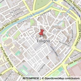 Mappa Piazza della Repubblica, 1, 06034 Foligno, Perugia (Umbria)