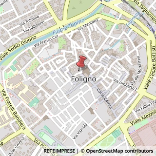Mappa Via Venti Settembre, 2, 06034 Foligno, Perugia (Umbria)