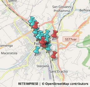 Mappa Via dei Monasteri, 06034 Foligno PG, Italia (0.8465)