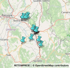 Mappa Via dei Monasteri, 06034 Foligno PG, Italia (9.06846)