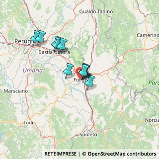 Mappa Via Monte Carpegna, 06034 Foligno PG, Italia (10.6875)