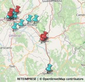 Mappa Via Monte Argentario, 06034 Foligno PG, Italia (22.7475)