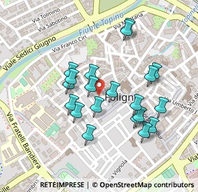 Mappa Via Antonio Gramsci, 06034 Foligno PG, Italia (0.2135)