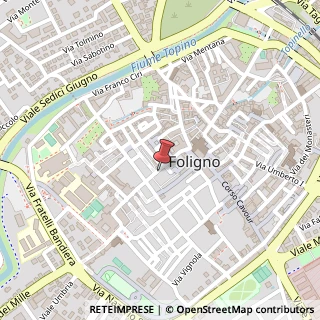 Mappa Via Antonio Gramsci, 49, 06034 Foligno, Perugia (Umbria)