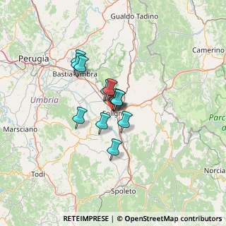 Mappa Via Reclusorio, 06034 Foligno PG, Italia (8.65917)