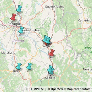 Mappa Via Reclusorio, 06034 Foligno PG, Italia (18.31636)