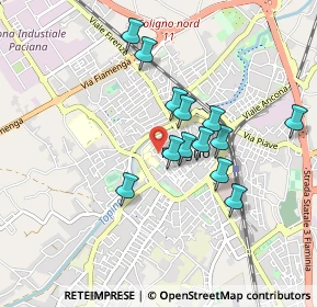 Mappa Via Reclusorio, 06034 Foligno PG, Italia (0.79308)