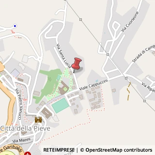 Mappa Via Santa Lucia, 13, 06062 Città della Pieve, Perugia (Umbria)