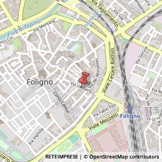 Mappa Via Umberto I, 64, 06034 Foligno, Perugia (Umbria)