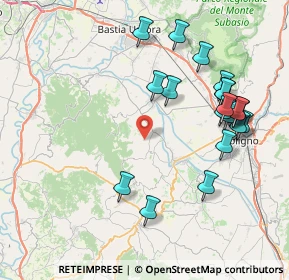 Mappa Via del Molino, 06031 Bevagna PG, Italia (8.9175)