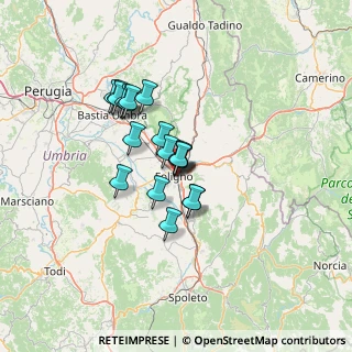 Mappa Viale Cesare Battisti, 06034 Foligno PG, Italia (10.01)