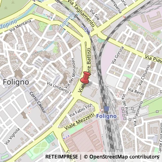 Mappa Viale Cesare Battisti, 20/E, 06034 Foligno, Perugia (Umbria)