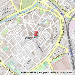 Mappa Via dell'Annunziata,  9, 06034 Foligno, Perugia (Umbria)