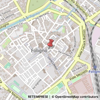 Mappa Via Annunziata, 18, 06034 Foligno, Perugia (Umbria)